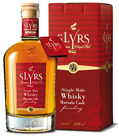 SLYRS Single Malt Whisky Marsala Cask Finish 46% vol. 0,7 l in Geschenkverpackung