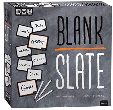 The OP USAopoly - Blank Slate - Englisches Wortassoziationsspiel - Lustiges, familienfreundliches Brettspiel - Ideales Partyspiel - Für 3-8 Spieler - Ab 8 Jahren - Englisch