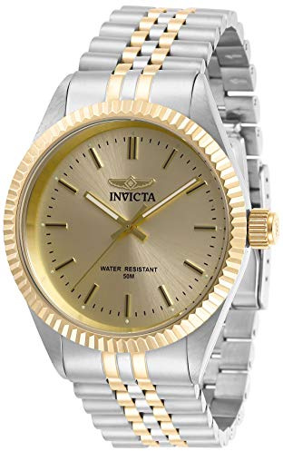 Invicta Specialty - Orologio da Uomo in Acciaio Inossidabile con Movimento al Quarzo, Bicolore/Oro - 43 mm