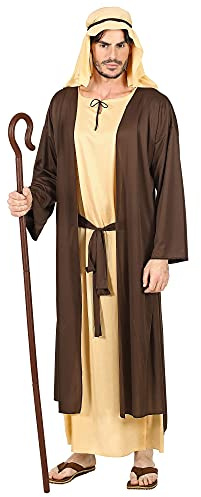 W WIDMANN MILANO Party Fashion - Costume Giuseppe, pastore, pastore, figura biblica, presepe, costumi carnevale