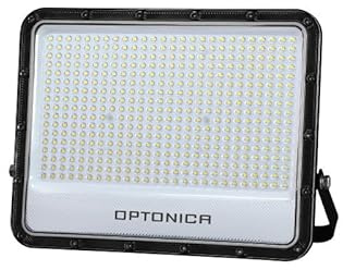 Optonica Proyector LED SMD Cuerpo Negro IP65-400W - 56000lm - 6000K Blanco del Día - 535x455x60mm