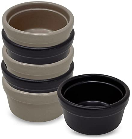 ToCi Mini tapas - Cuencos para aperitivos y salsas para patatas fritas, salsas, dulces, raclette, pequeños cuencos de cerámica, ideales para antipasti meze o kahvalti... (mix)