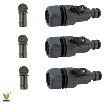 CS Regulierventil durchflussreduziert und Endstopfen 3er Set