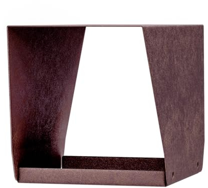 Alberts 355135 Delta Bird House Feeder, Rust Brown