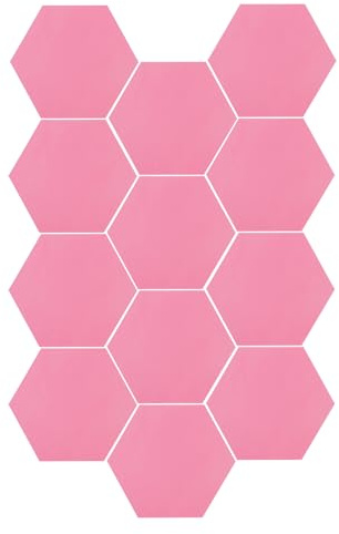 12 Stück Akustikplatten, Schallschutzplatten, Akustik Panel, Akustik Panel, Akustikpaneele Wand für Tonstudio, Büro,Studio Wanddekoration und Akustische Behandlung (Rosa)