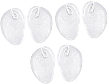 GLEAVI 3paare Gel-flip-flop-einlage für Damen Geschmeidige Matten Rutschfeste Flip-flop-zubehör Platzsparendes Fußpolster Lindernd bei Langem Stehen