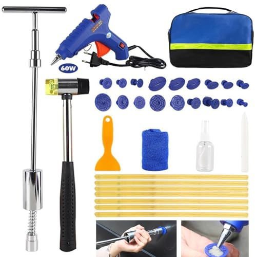 Kit de Réparation des Bosses Kit de Déboîtage pour Voitures et Motos Tire-Bosses pour Carrosserie Extracteur de Bosses Ventouse pour Carrosserie pour Éliminer Les Impacts de Grêle