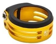 wanhaoaony Sattelklemme Abschließbare Sattelstützenklemme, Mountainbike-Sattelstützenklemme, Rennrad-Sattelrohrclip, 27,2 mm, 30,9 mm, 31,6 mm, wasserdicht, staubdicht SattelstüTzenklemme(31.8 Gold)