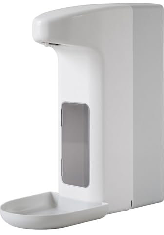 1 Stück Hygoclean Desinfektionsmittelspender 0,5l | Kunststoff, weiß, L: 22,5cm, B: 12cm, H: 25,6cm, Desinfektionsspender, Seifenspender, Eurospender