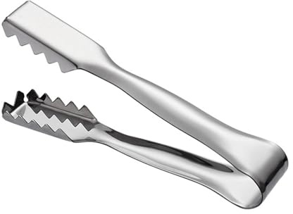 Ice Cube Tongs rostfritt stål Ice Tongs KTV Bar Cocktail Tools With Serred för Ice Cube Tongs Cocktails whisky