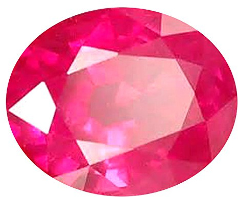 INDIA MADE Zertifizierter natürlicher Rubin (Maniküre), Edelstein, 6,00 Karat, B01H8SUVQY