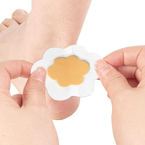Tiritas para Ampollas | 50 Unidades Parches Protector para Talón - Protección Amortiguación para Rozaduras de Piel Impermeables Parches Callos