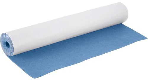 YNNHUDEEP Filt klistermärke rulle ljusblå 40 x 220 cm 2 mm tjocklek