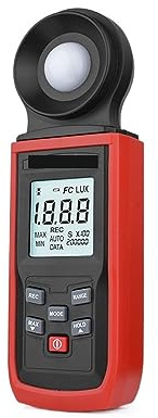 Handheld Light Meter, Digital Luxometer Professional Lux Meter Handheld Light Meter High Accuracy Luxmeter Illuminometer Photometer 100000LUX(Standard Type)