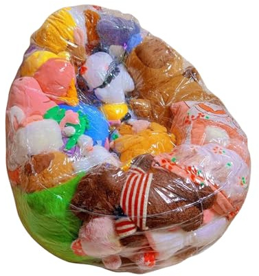 Solo Rivestimenti Per Sacco Bean Bag - Fodera Trasparente per Peluche Sacco Bean Bag,Protettore Divano per Camera da Letto Soggiorno Asilo