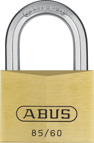 ABUS Vorhängeschloss Messing 85/60 gl.-2703 - gleichschließend - für Kellertüren, Schuppen u. v. m. - wetterfest - gehärteter Stahlbügel - ABUS-Sicherheitslevel 7