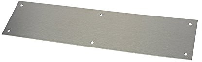 Stainless Steel Door Push Plate, 16 x 8