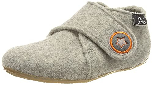 Beck Jungen Snuglies Hausschuh, Grau, 26 EU