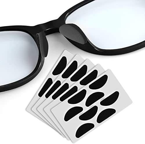 20 Paar Brillen-Nasenpads, Eyeglass Nose Pads weicher Schaumstoff selbstklebende Nasenpads, Anti-Rutsch-Schwamm Brillen-Nasenpads für Sonnenbrillen, Brillen (40 Stück D-Shape)