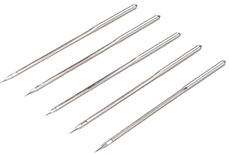 sourcing map Canvas Leather Sewing Awl Round Hole Needle for Shoe Repairing, DIY Handmade 5Pcs