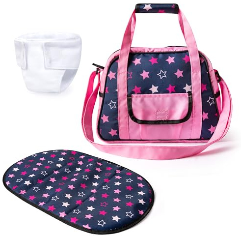 Bayer Design Bolso Cambiador para muñecas, Cambiador, pañal muñeco
