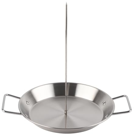 Brochette Verticale, pour Grill, Support Vertical en Acier Inoxydable, Support Vertical Brésilien avec 3 Pointes Amovibles 8 Pouces, 10 Pouces, 12 Pouces, pour Four Grill Smoker