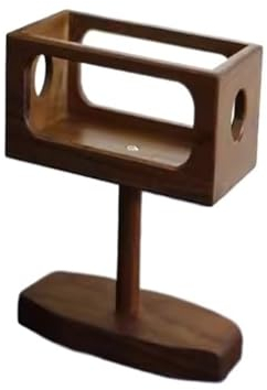 Hhmmei2024-23 Boxenständer Lautsprecherständer Lautsprecher Massivholzständer Desktop Aufbewahrung Schutzbox Regal für Heimkino und Studio