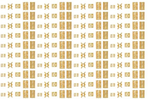 Nutriess Wikinger-Haarschmuck, nordische Runen, Perlen, Röhre, Dreadlocks, Dekorationszubehör für Zöpfe, Set mit 200 Stück, Silber (Gold)