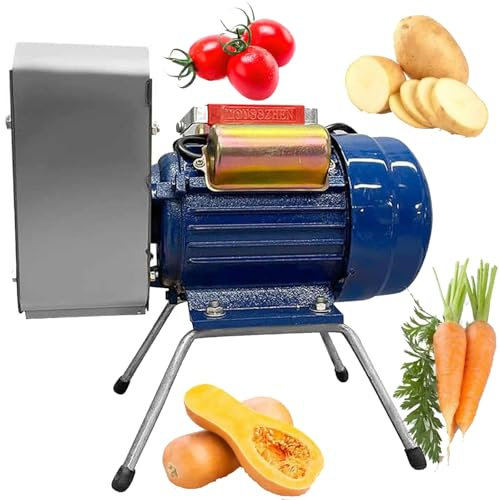 DPQYJPP Schiacciapatate Elettrico, 750w Commercial Stainless Steel Potato Masher Albero macinazione e Ingranaggi, Sapore gradevole, Produzione 20-30 kg/Ora, per Uso Domestico, Uso alberghiero