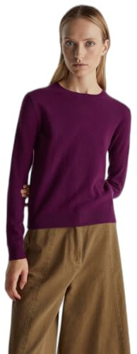 United Colors of Benetton Maglia G/C M/L 1002d1k01 Suéter Mujer (Pack de 1)