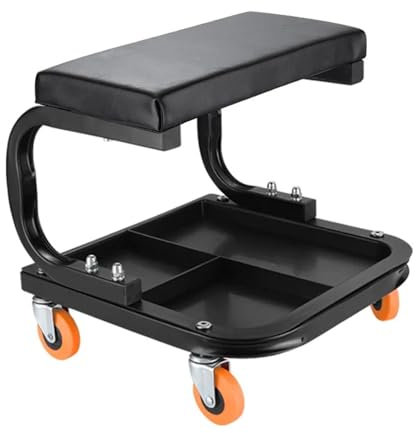 CQJJXKYC Werkstatt hocker Werkstatt Rollhocker Werkstatt Werkzeug tablett Roll Rollbrett Sitz Universal Auto Reparatur Bank Heavy-Duty ToolBracket Roller(Black)
