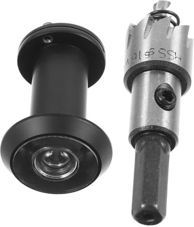 NULYLU 1juego Mirilla Digital Para Puerta Kit De Visualización De Seguridad Con Cámara De Alta Definición Fácil Instalación Protección De Privacidad Para Hogar Apartamento y Hotel