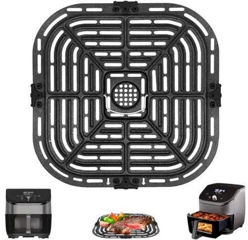 GXF Air Fryer Accessories for Instant Vortex Plus 5.7L Clear Cook Air Fryer Instant Vortex Plus 5.7L Air Fryer air fryer accessories Non-Stick replacement Parts Grill Pan Plate Rack Tray Crisper Plate