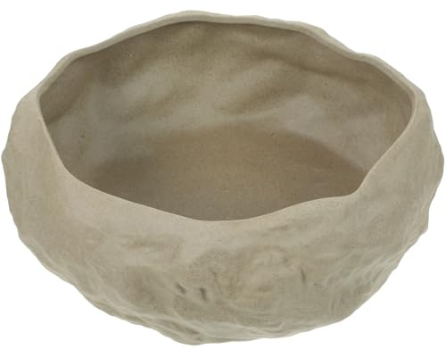DOITOOL Vaso Idroponico in Ceramica Effetto Pietra Grande Fioriera a Ciotola per Narcisi e Ninfee Vaso Decorativo per Giardinaggio Domestico Adatto a Casa Ufficio e Giardino