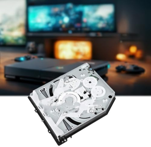 Vibsky Optisches Laufwerk für PS4, Blu-Ray/DVD/CD-Laufwerk, kompatibel mit PlayStation 4, Robustes ABS-Gehäuse, kompakte Größe 18 * 17 * 5 cm, einfache Installation, schwarz