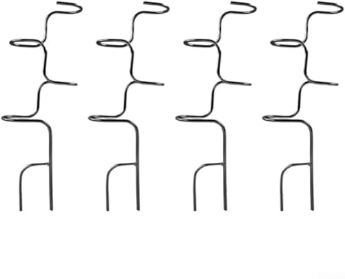 Piquet pour plantes d'intérieur pour plantes grimpantes d'extérieur en pot, cadre de support pour décoration de jardin, support en métal résistant à la rouille pour vigne et lierre (noir)