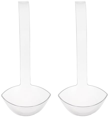 TEMPNAP Louche à Punch en Plastique Léger et Portable, Lot de 2 Pièces, Design Élégant, Dimensions 30x11x5cm, pour Mariage et Fête