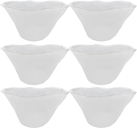 UMCHU 6 Stück Mesh Sieb,Schalenförmige Filterbeutel,Nylon Küchensieb Sieb Filter,100/120/140 Mesh Trichterfilter,für Filterung von Saft, Milch, Kaffee, Wein