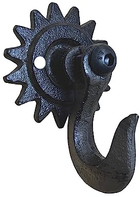 FTWDesign Retro Sonne Lasthaken Kleiderhaken aus Gusseisen