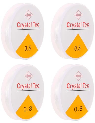 Gummiband für Armbänder 0.5mm 0.8mm Elastisches Band Basteln Herstellung
