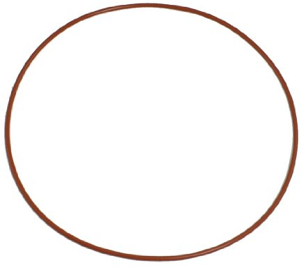 sourcing map 150mm x 145mm x 2.5mm Rot Silikon O Ring Öldichtung Dichtungen