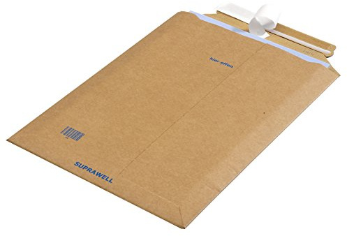 100 St Suprawell SW15 Versandtaschen 175x250 mm bis 25 mm Füllhöhe aus feiner Wellpappe