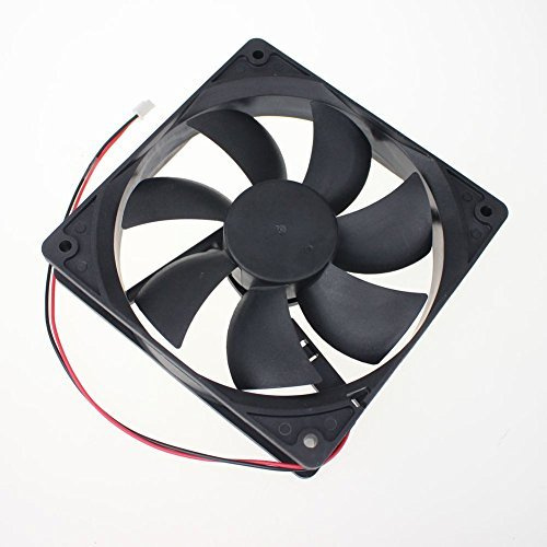 GDSTIME 2-Pack Dual Ball Bearing 24V 120mm x 25mm 5 inch Brushless DC Cooling Fan