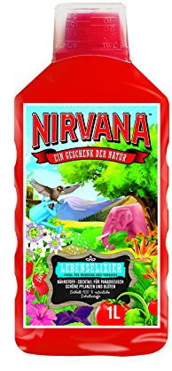 Nirvana Lebenselixier, Nährstoffreiche Premium Pflanzennahrung aus 100% natürlichen Inhaltsstoffen, 1 L Flüssigdünger