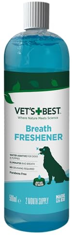 Vet's Best Tandfräschare Vattentillsats för hundar, 500 ml