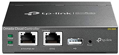 TP-Link OC200 Omada Hardware Controller, SDN Integrated, PoE Powered, Manage Up to 100 Devices, Easy & Intelligent Network Monitor & Maintenance, Cloud Access & Omada App