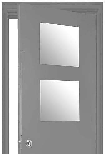 Five AC-Déco 2er Set Spiegelglas Quadratisch selbstklebend 40 x 40 cm Glas