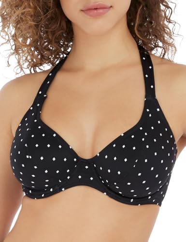 Freya Haut de Bikini Standard pour Femme, Noir, 90F