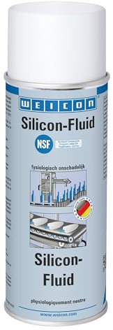 WEICON Silicon-Fluid NSF 400 ml/Silicone Grease as Lubricant for Metal & Sanitary