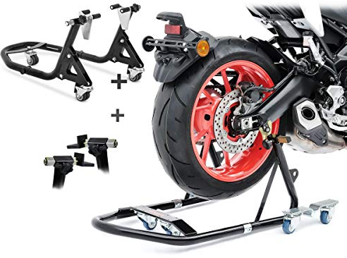 Set Montageständer hinten vorne für Benelli 752 S / 502C VMB schwarz